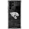 NFL Jacksonville Jaguars Black & White Galaxy S22 Ultra Clear Case