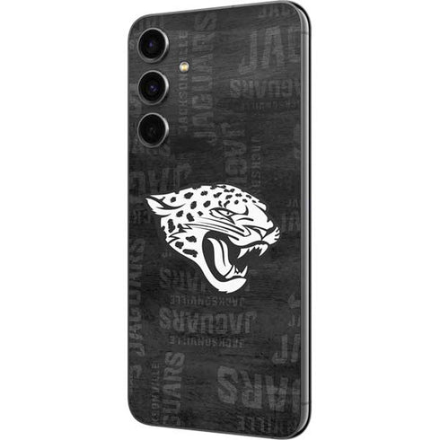 NFL Jacksonville Jaguars Black & White Galaxy S23 FE Skin