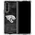 NFL Jacksonville Jaguars Black & White Galaxy Z Fold4 5G Clear Case
