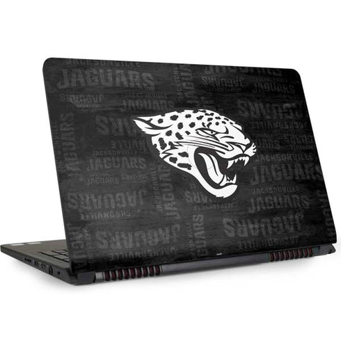 NFL Jacksonville Jaguars Black & White Dell Inspiron Skin