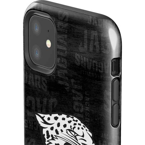 NFL Jacksonville Jaguars Black & White iPhone 11 Impact Case