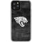 NFL Jacksonville Jaguars Black & White iPhone 11 Pro Clear Case