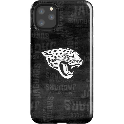 NFL Jacksonville Jaguars Black & White iPhone 11 Pro Max Impact Case