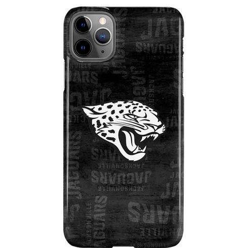 NFL Jacksonville Jaguars Black & White iPhone 11 Pro Max Lite Case