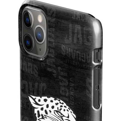 NFL Jacksonville Jaguars Black & White iPhone 11 Pro Max Lite Case