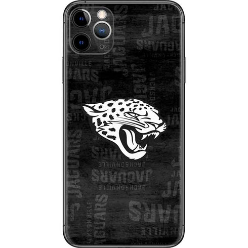 NFL Jacksonville Jaguars Black & White iPhone 11 Pro Max Skin