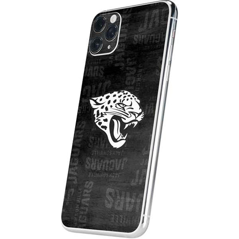 NFL Jacksonville Jaguars Black & White iPhone 11 Pro Max Skin