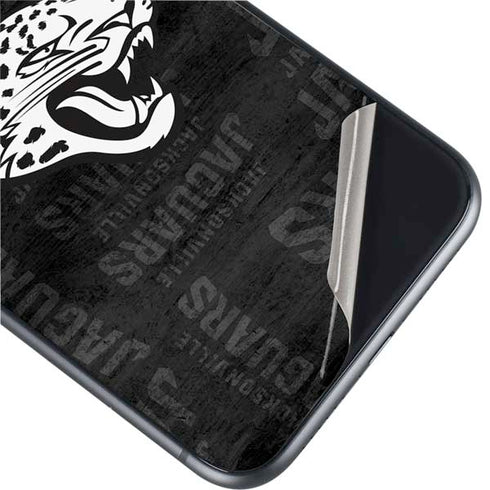 NFL Jacksonville Jaguars Black & White iPhone 11 Skin