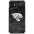 NFL Jacksonville Jaguars Black & White iPhone 12 Clear Case