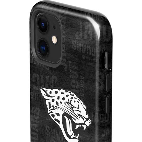 NFL Jacksonville Jaguars Black & White iPhone 12 Impact Case