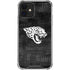 NFL Jacksonville Jaguars Black & White iPhone 12 Mini Clear Case