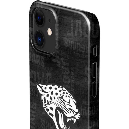 NFL Jacksonville Jaguars Black & White iPhone 12 Mini Lite Case