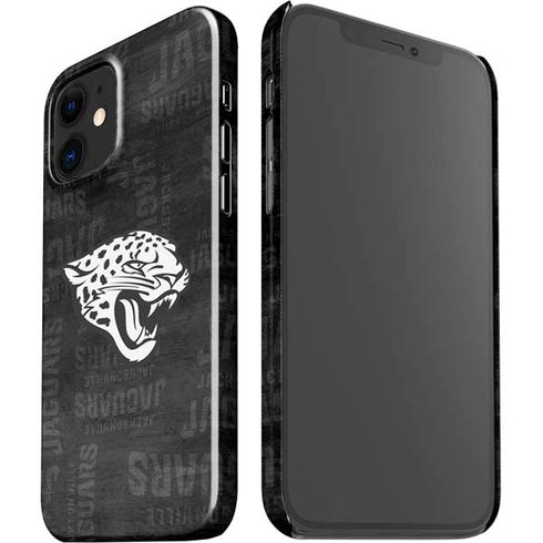 NFL Jacksonville Jaguars Black & White iPhone 12 Mini Lite Case