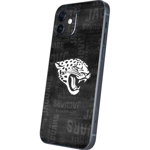 NFL Jacksonville Jaguars Black & White iPhone 12 Mini Skin