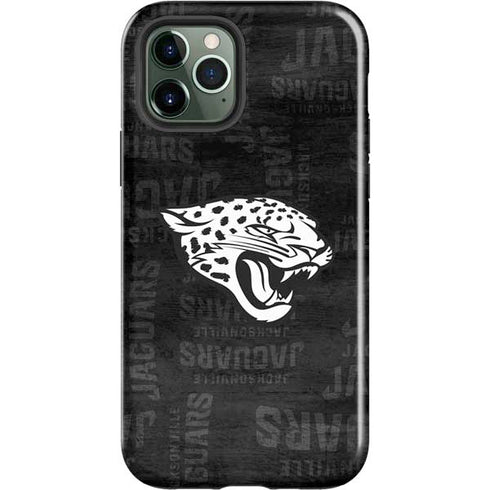 NFL Jacksonville Jaguars Black & White iPhone 12 Pro Max Impact Case