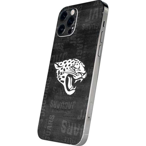 NFL Jacksonville Jaguars Black & White iPhone 12 Pro Max Skin