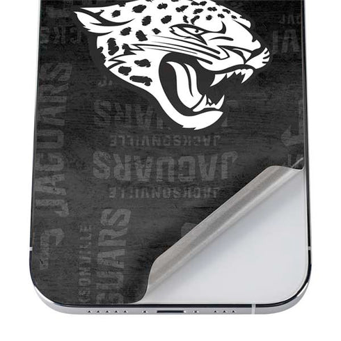 NFL Jacksonville Jaguars Black & White iPhone 12 Pro Skin