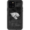 NFL Jacksonville Jaguars Black & White iPhone 12 Pro Waterproof Case