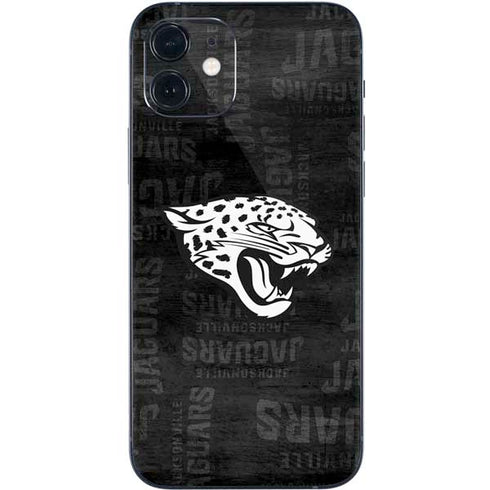 NFL Jacksonville Jaguars Black & White iPhone 12 Skin