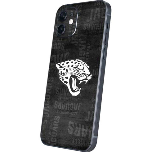 NFL Jacksonville Jaguars Black & White iPhone 12 Skin