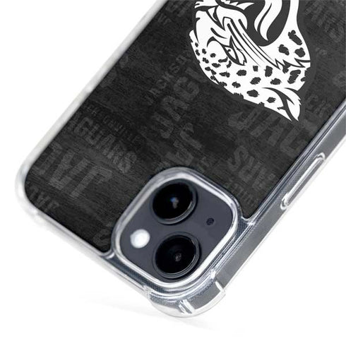 NFL Jacksonville Jaguars Black & White iPhone 13 MagSafe Case