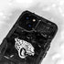 NFL Jacksonville Jaguars Black & White iPhone 13 Mini Waterproof Case