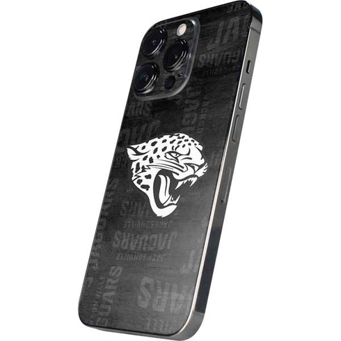 NFL Jacksonville Jaguars Black & White iPhone 13 Pro Max Skin