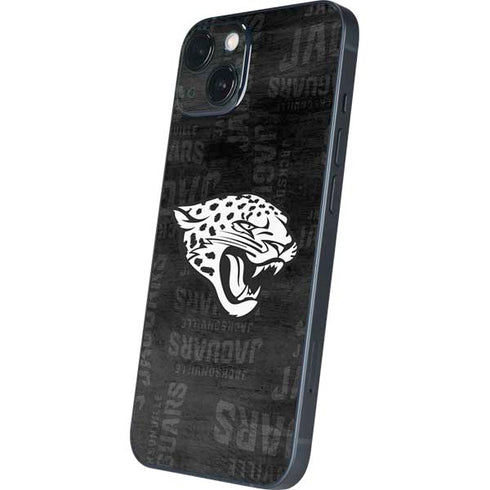 NFL Jacksonville Jaguars Black & White iPhone 14 Plus Skin