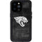 NFL Jacksonville Jaguars Black & White iPhone 14 Pro Max Waterproof Case