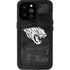 NFL Jacksonville Jaguars Black & White iPhone 14 Pro Max Waterproof Case