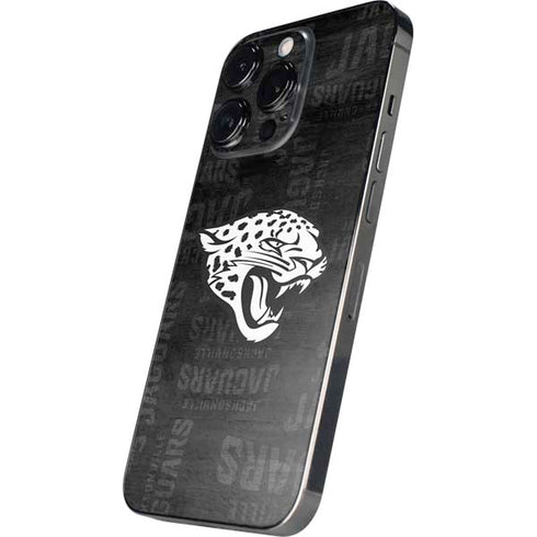 NFL Jacksonville Jaguars Black & White iPhone 15 Pro Skin