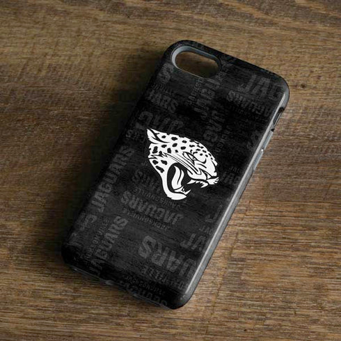 NFL Jacksonville Jaguars Black & White iPhone 7 Pro Case