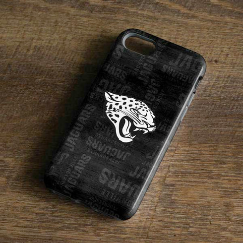 NFL Jacksonville Jaguars Black & White iPhone 8 Pro Case