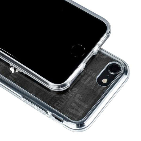 NFL Jacksonville Jaguars Black & White iPhone SE (2nd & 3rd Gen) Clear Case