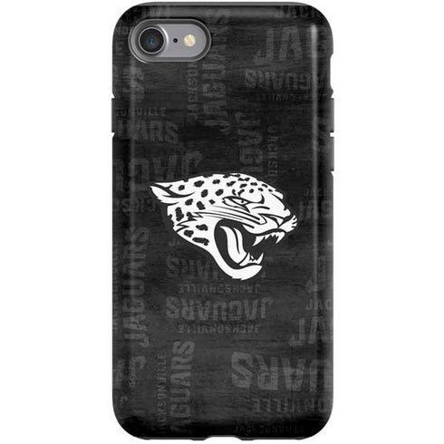 NFL Jacksonville Jaguars Black & White iPhone SE (2nd & 3rd Gen) Pro Case