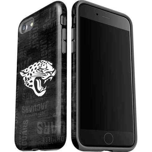 NFL Jacksonville Jaguars Black & White iPhone SE (2nd & 3rd Gen) Pro Case