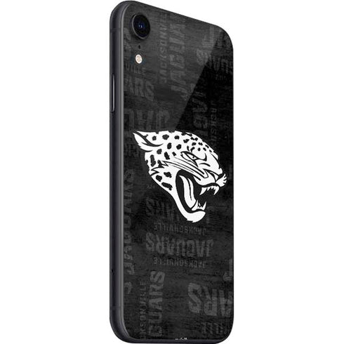 NFL Jacksonville Jaguars Black & White iPhone SE (2nd & 3rd Gen) Skin