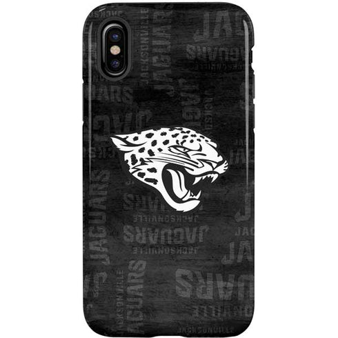 NFL Jacksonville Jaguars Black & White iPhone X Pro Case