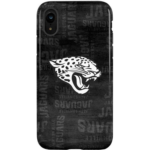 NFL Jacksonville Jaguars Black & White iPhone XR Pro Case
