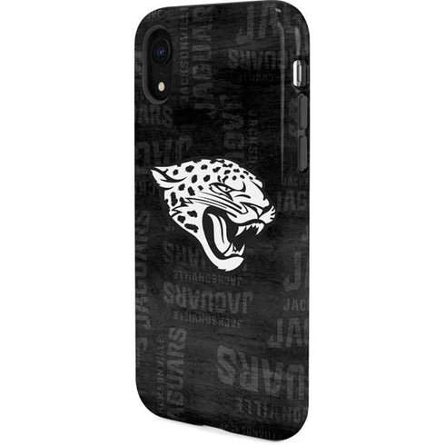 NFL Jacksonville Jaguars Black & White iPhone XR Pro Case