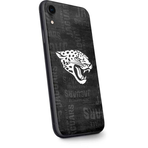 NFL Jacksonville Jaguars Black & White iPhone XR Skin