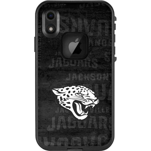 NFL Jacksonville Jaguars Black & White LifeProof Fre iPhone Skin