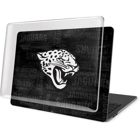 NFL Jacksonville Jaguars Black & White MacBook Pro 13in (2020) Case plus Skin