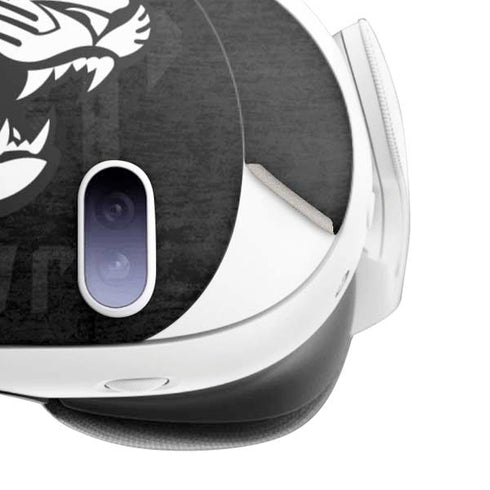 NFL Jacksonville Jaguars Black & White Meta Quest 3 Skin