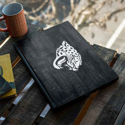 NFL Jacksonville Jaguars Black & White MSI GS65 Stealth Laptop Skin
