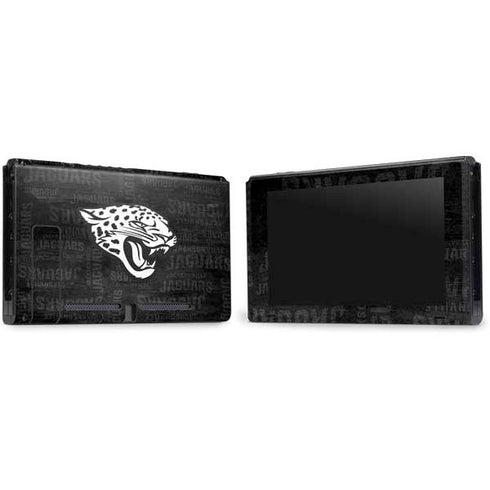 NFL Jacksonville Jaguars Black & White Nintendo Switch Bundle Skin