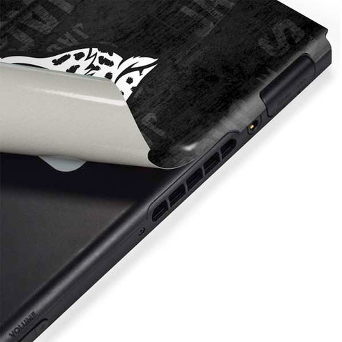 NFL Jacksonville Jaguars Black & White Nintendo Switch Bundle Skin