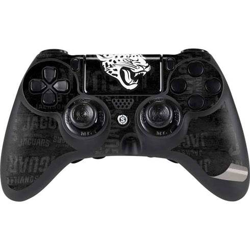 NFL Jacksonville Jaguars Black & White PS4/PC SCUF Impact Controller Skin