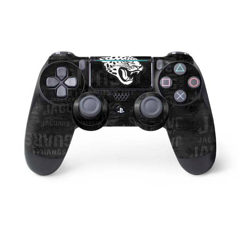 NFL Jacksonville Jaguars Black & White PS4 Pro/Slim Controller Skin