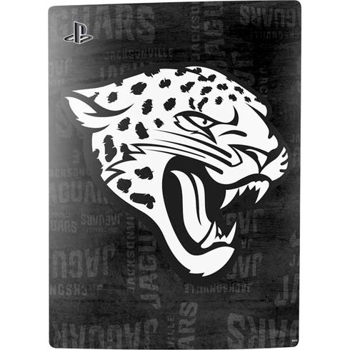 NFL Jacksonville Jaguars Black & White PS5 Bundle Skin
